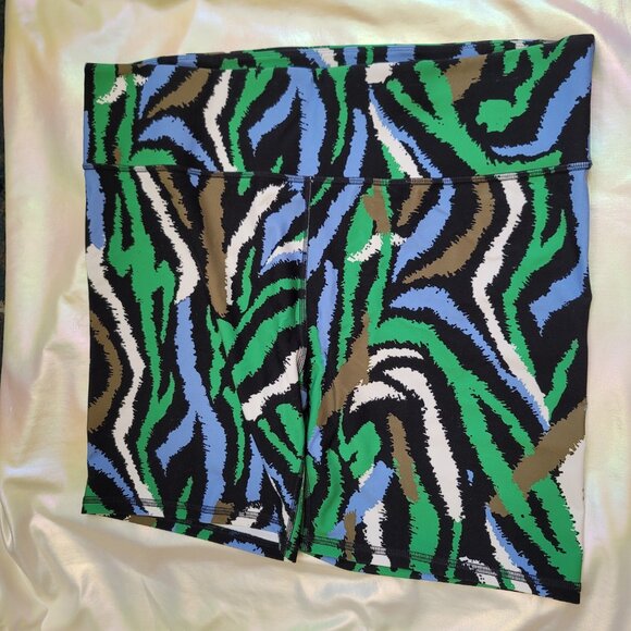 Diane Von Furstenberg DVF x Target Racerback Sports Bra + Bike Shorts Sz 1X SET - Picture 6 of 13